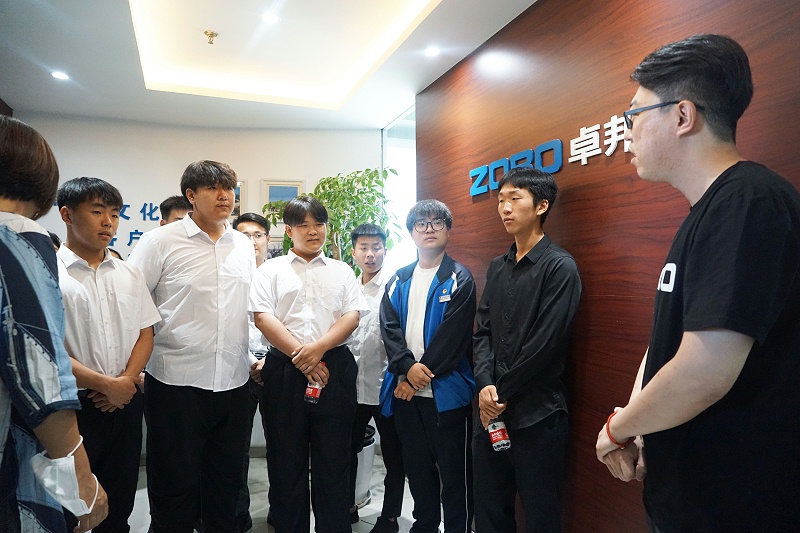 校企合作 走进职场 协同育人丨欢迎北京市经贸高级技术学校师生来ZOBO草莓视频APP下载污参观学习