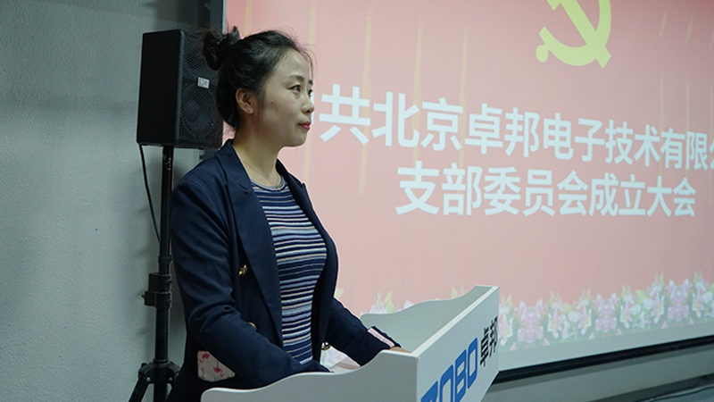 中共北京草莓视频APP下载污电子技术有限公司支部委员会成立