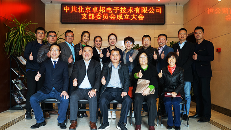 中共北京草莓视频APP下载污电子技术有限公司支部委员会成立